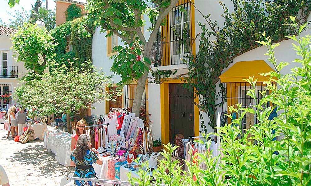 Puerto Banus Street Market May 2021 Nuevo Andalucia, Marbella, Malaga,  Costa Del Sol, Spain 4K 