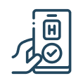 digital check-in icon
