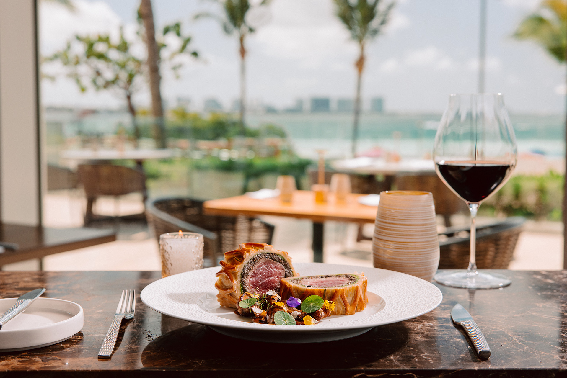 Amàre Cancún resort food