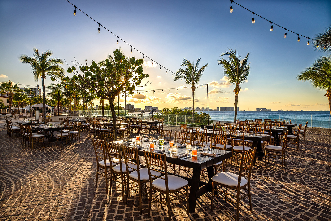Event space at Amàre Cancún resort
