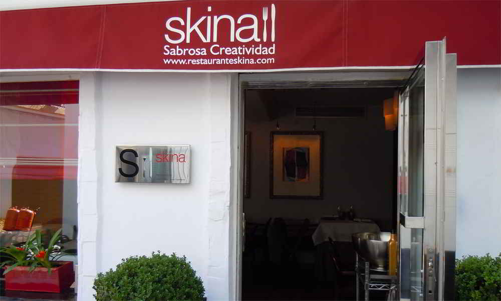 Restaurantes estrellas Michelin Marbella - Skina Restaurant 