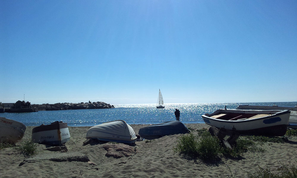 Cosas que hacer en Marbella - Relajarte frente al puerto pesquero