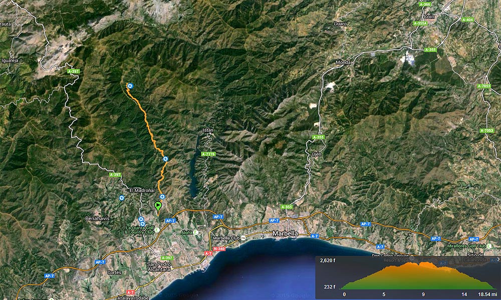 El Castaño Santo - Marbella Hiking Routes