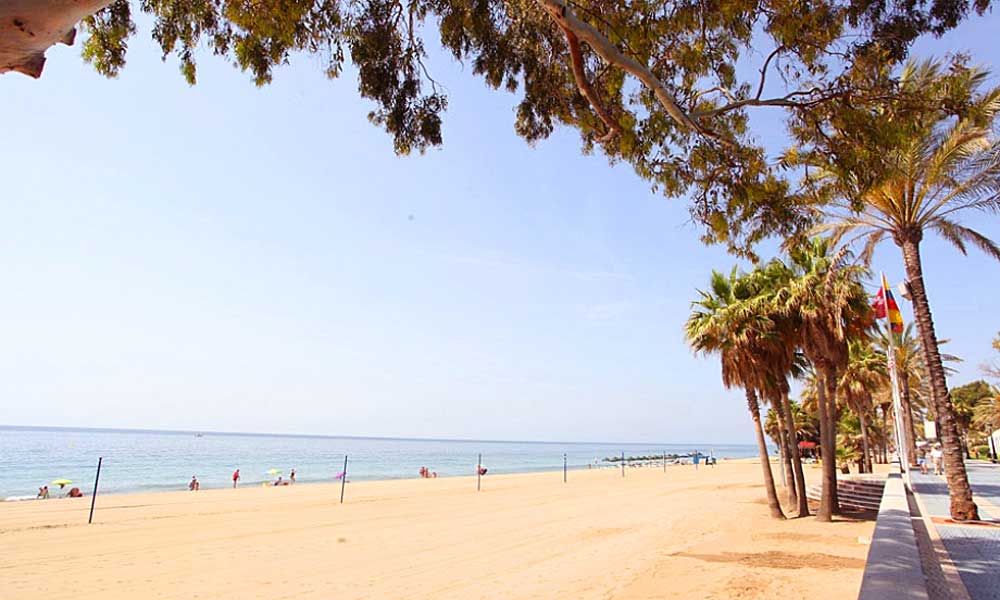 Plages à Málaga avec drapeau bleu - Plage San Pedro de Alcántara