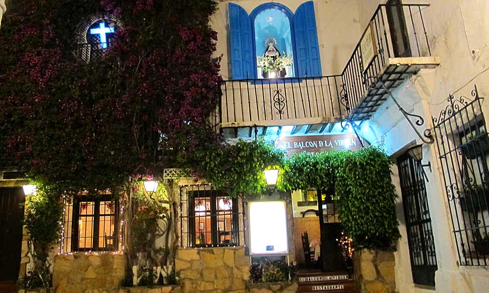 Marbella Altstadt Restaurants - Balcon de la Virgen Restaurant Marbella