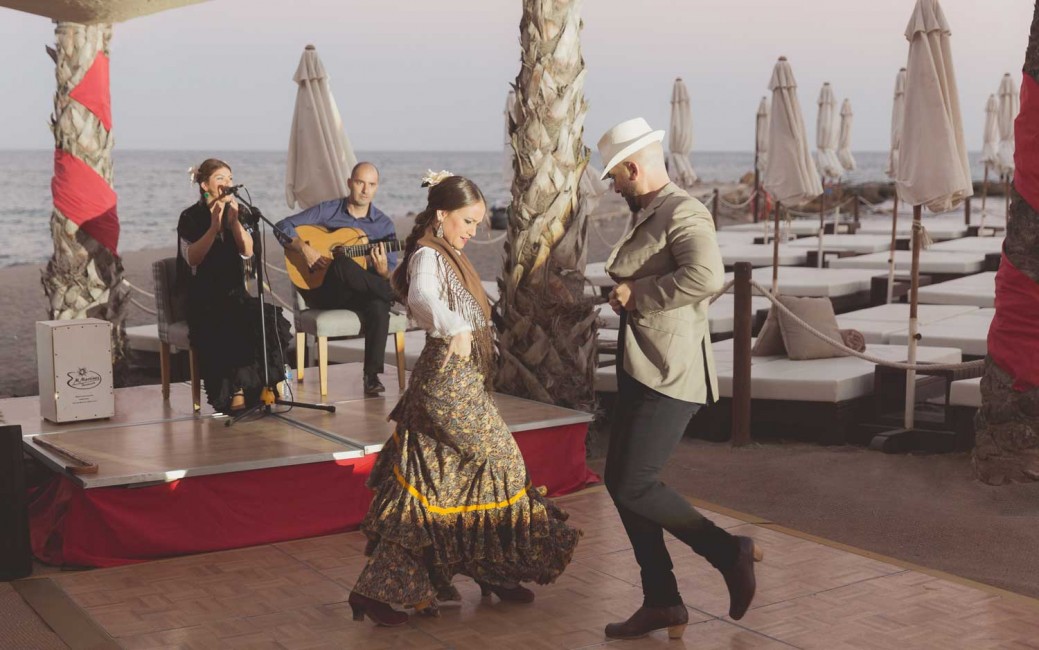 Beach Flamenco Night Photos et Vidéo