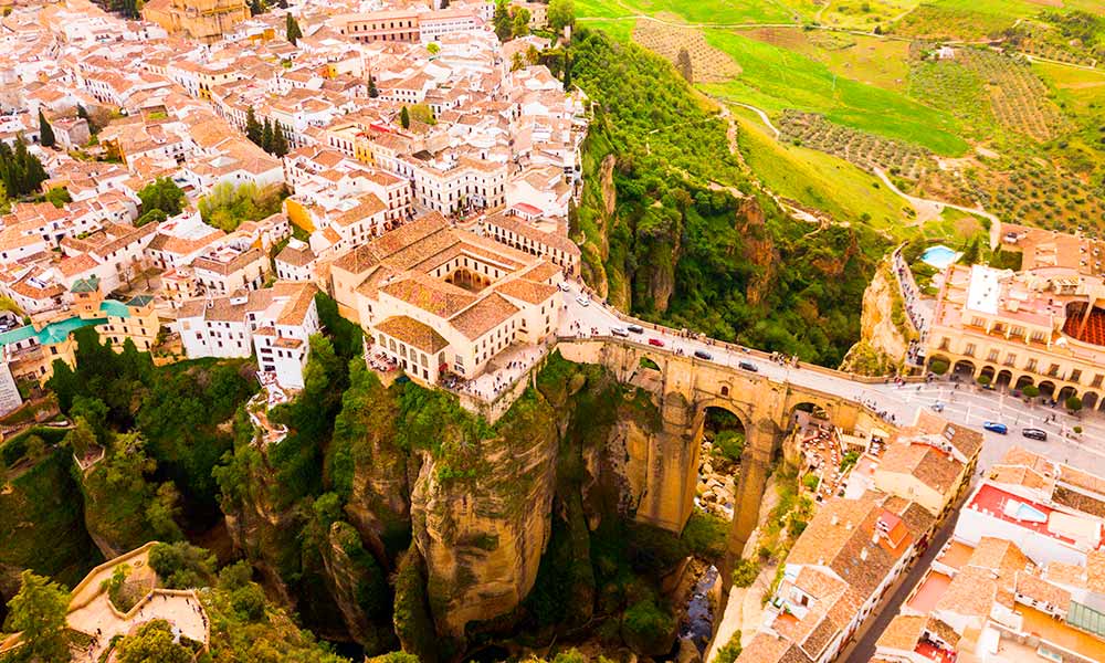 Ronda day trip from Marbella - Ronda aerial view