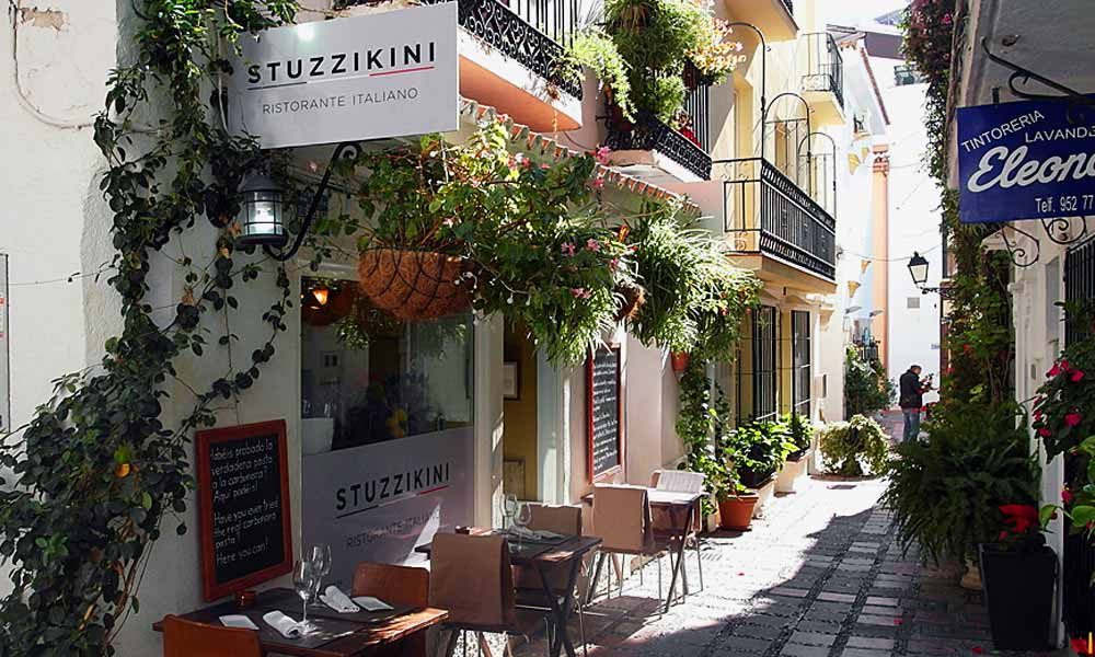 Marbella Altstadt Restaurants - Stuzzikini Restaurant Marbella