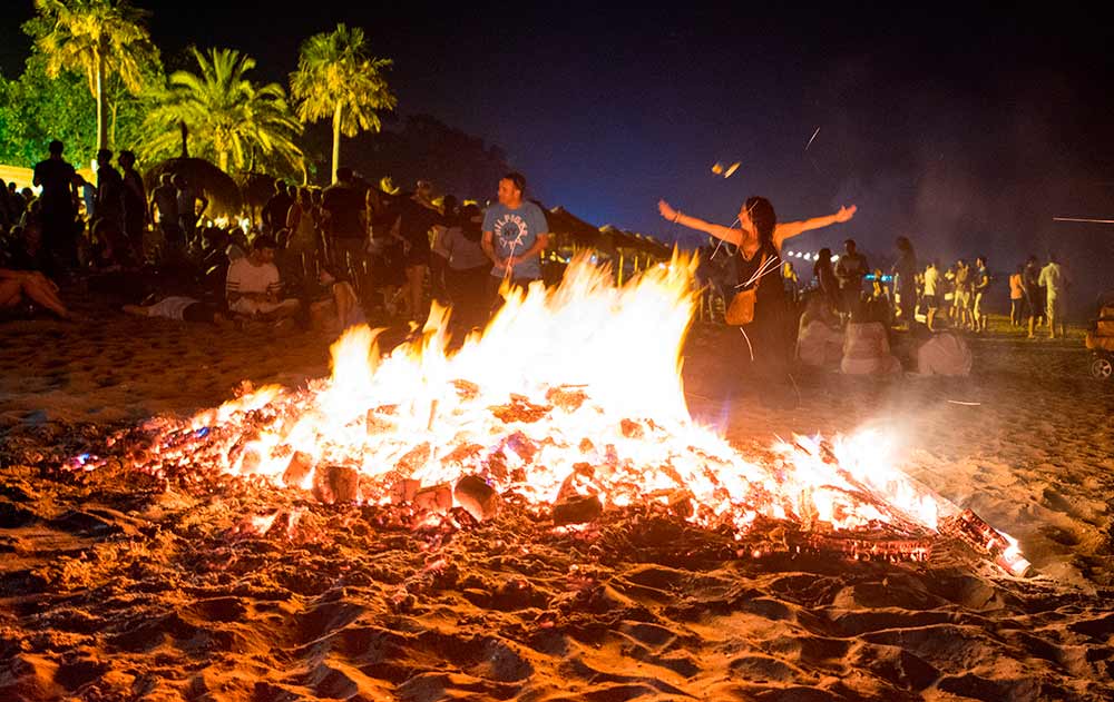 La noche de San Juan en Marbella, Costa del Sol