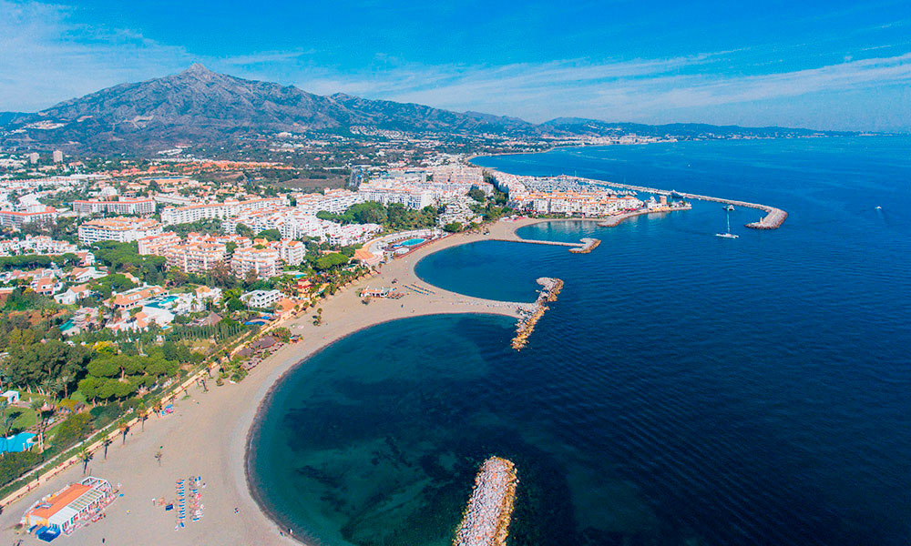 Puerto Banus west beaches