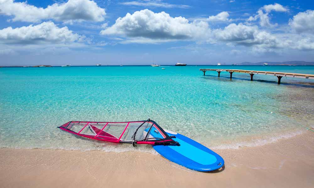 Ibiza windsurfing