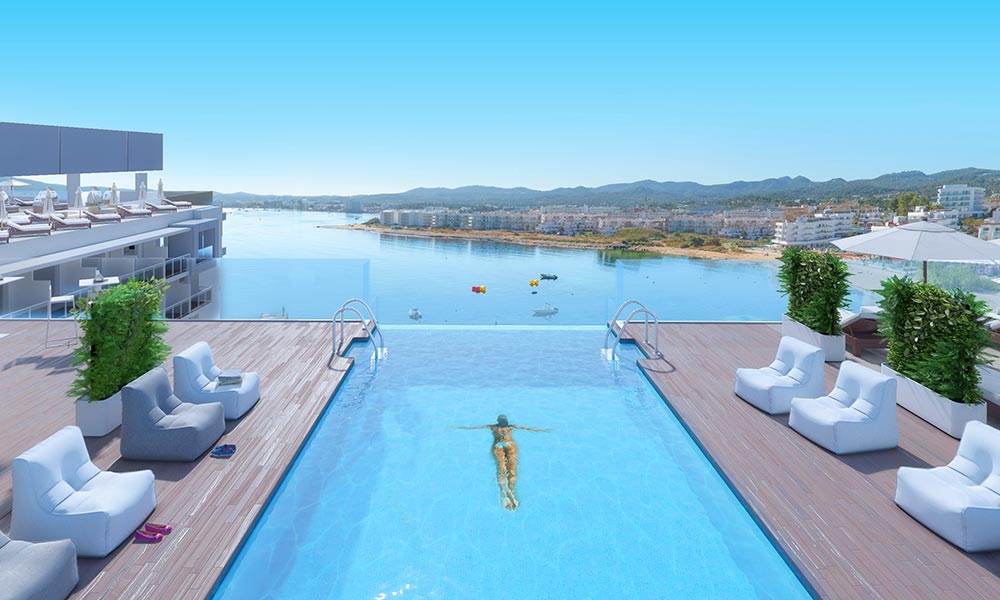 Amàre Beach Hotel Ibiza rooftop pool