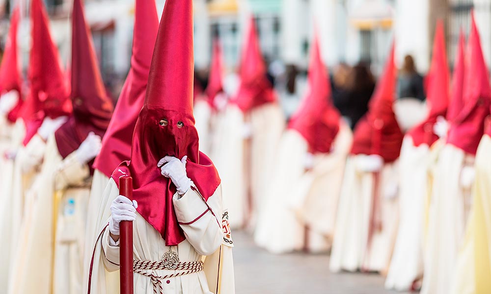 Holy Week, nazarenos 