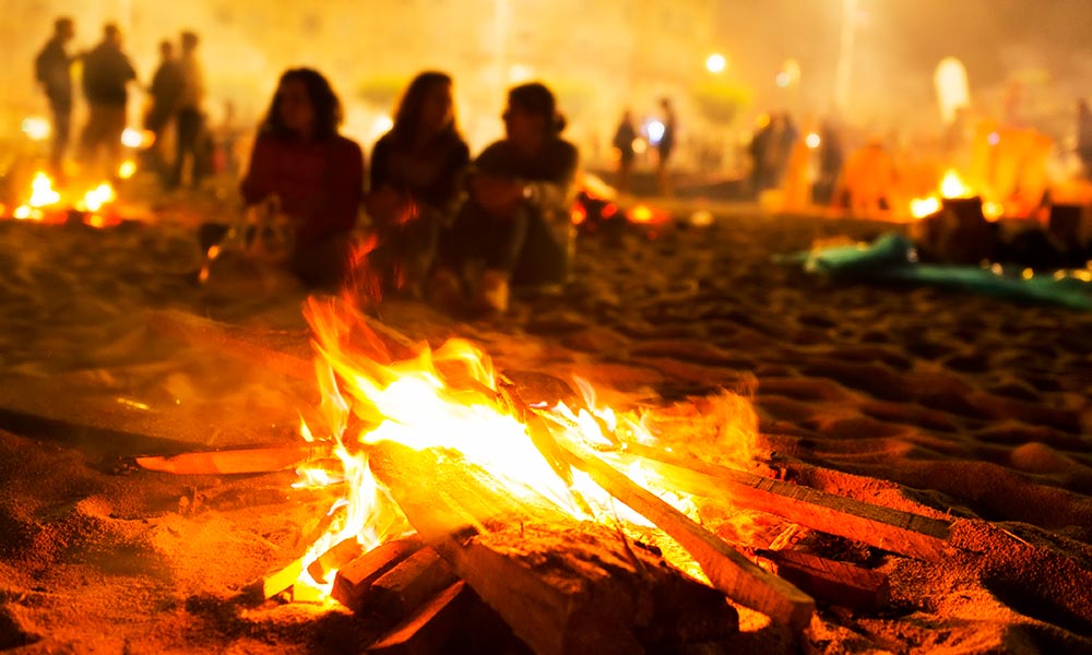 Saint John's Eve in Marbella, Costa del Sol Bonfire Night