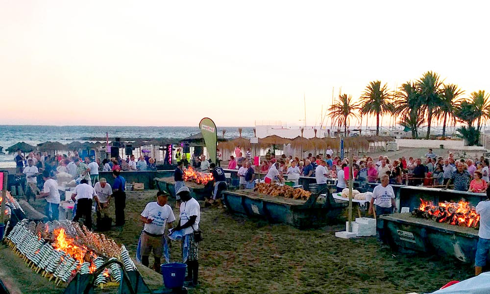 Eat Fish on the beach