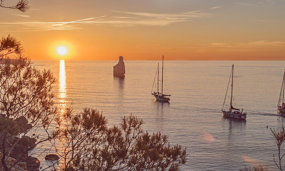 Sunset cala Benirra Ibiza