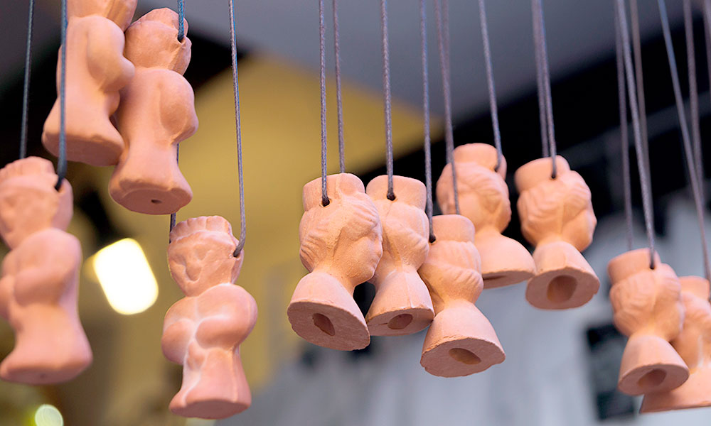 Ibiza market, ceramic figures