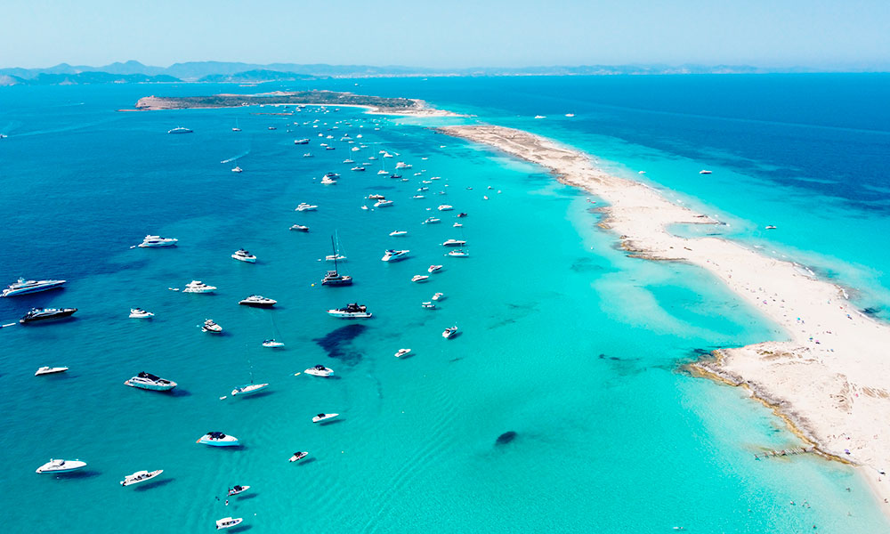 Boats in Formentera