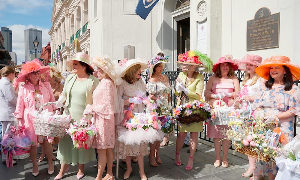 New Orleans Easter parade - Credit rove.me