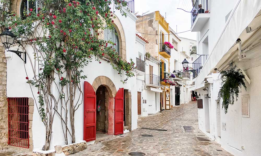 Architecture of the island of Ibiza.