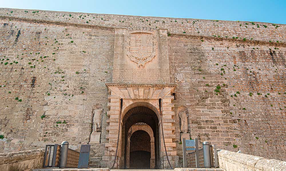 Ibiza old town entrance