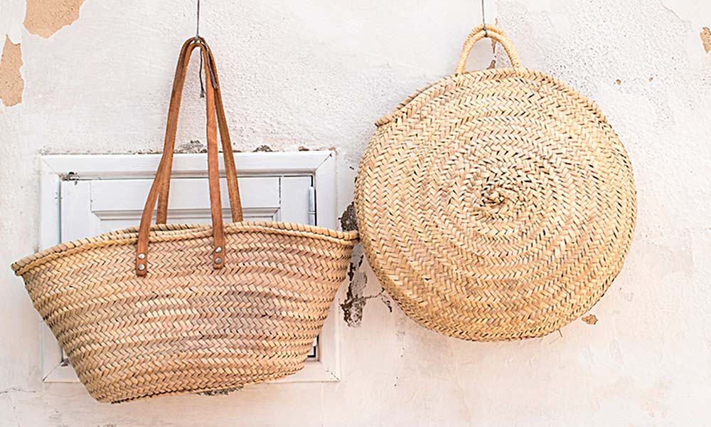 Beach and market baskets