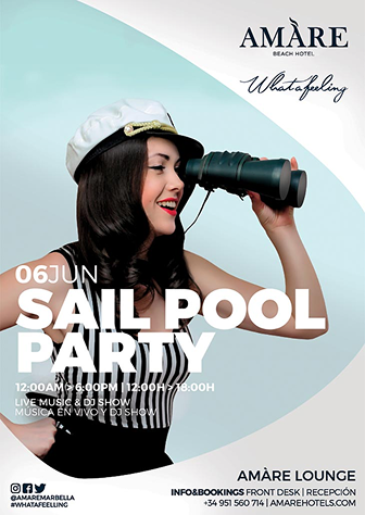 Amàre Beach Hotel Sancti Petri - poster Pool Party
