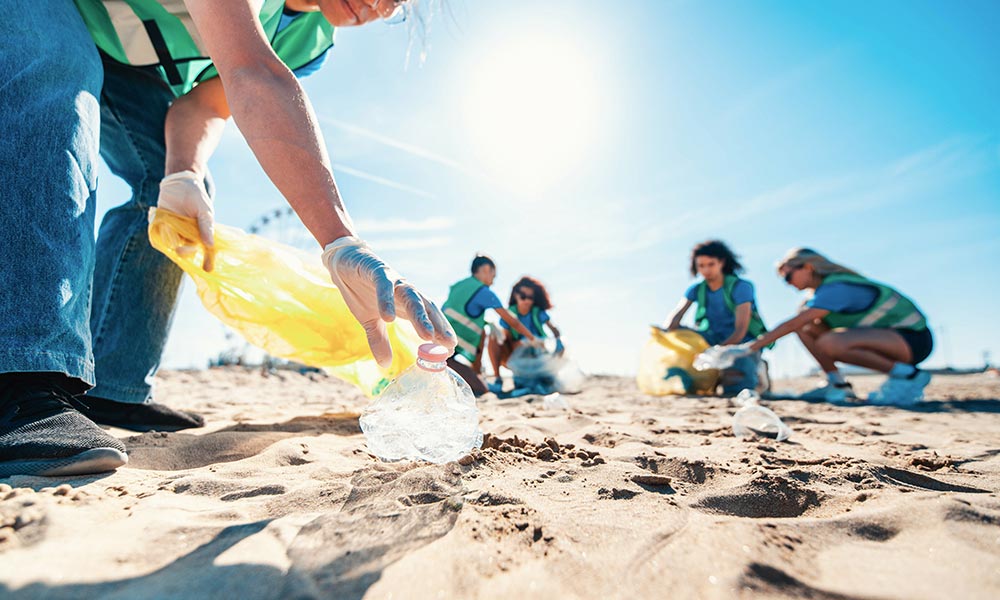 Beach clean-up Ibiza