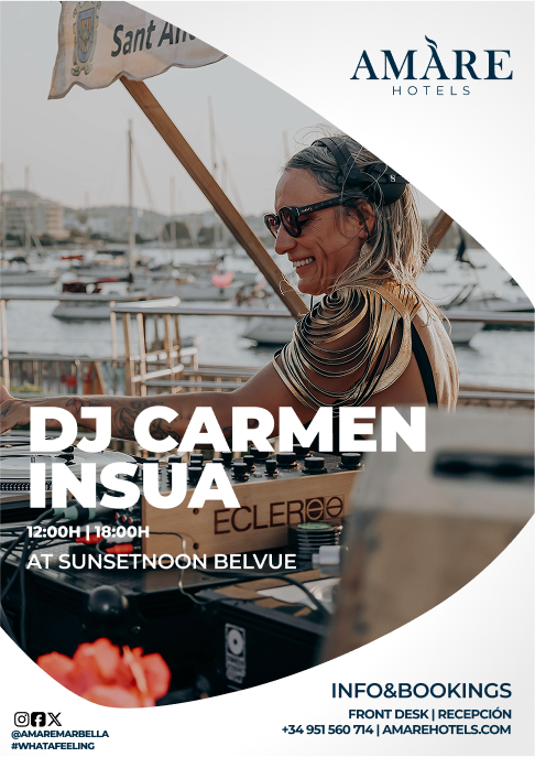 Amàre Beach Hotel Ibiza - DJ Poster