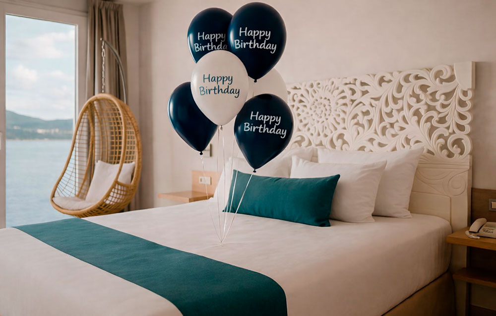 Happy birthday decoration - Experiences Amàre Ibiza